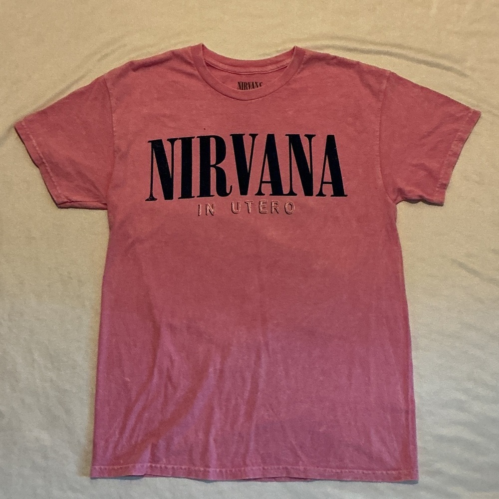 Nirvana In Utero Pink T-Shirt Medium NWOT